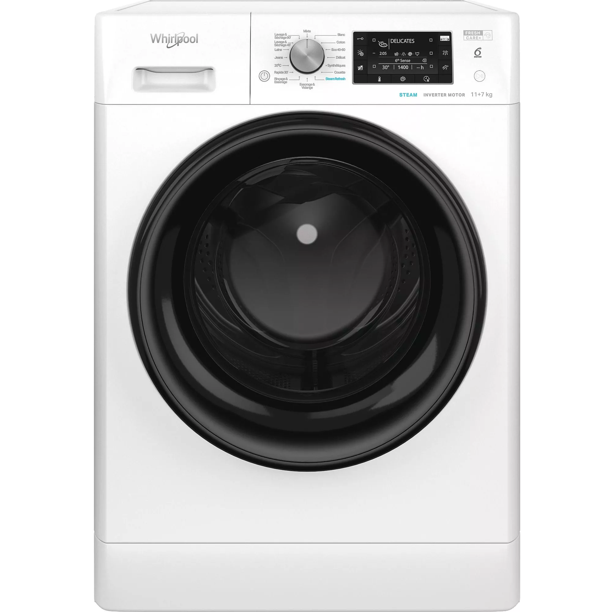 Lave linge séchant WHIRLPOOL